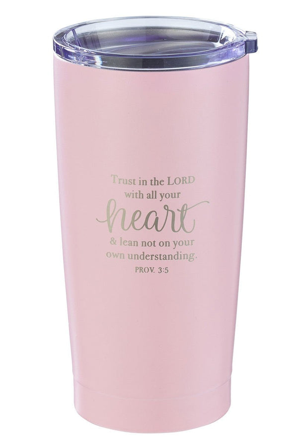 Proverbs 3:5 "Trust In The Lord" Stainless Steel Travel Mug